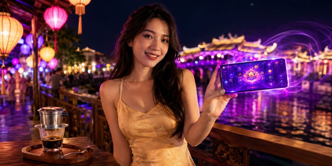 Người dùng Việt Nam thưởng thức cà phê và trải nghiệm casino trên điện thoại tại Huế